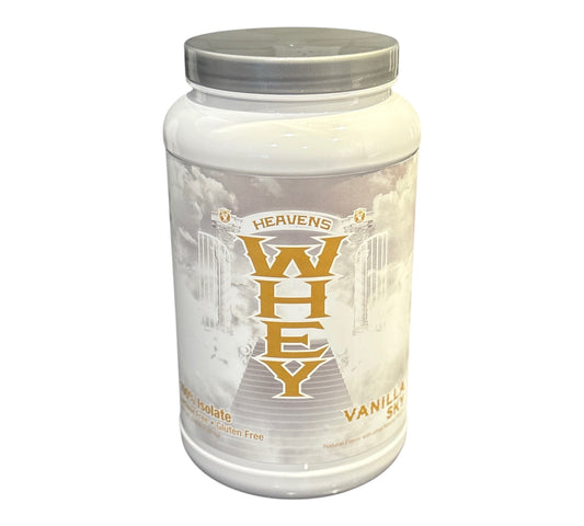 Heavens Whey Isolate protein - Vanilla Sky Flavor - 2.84 lb (1.2 kg)