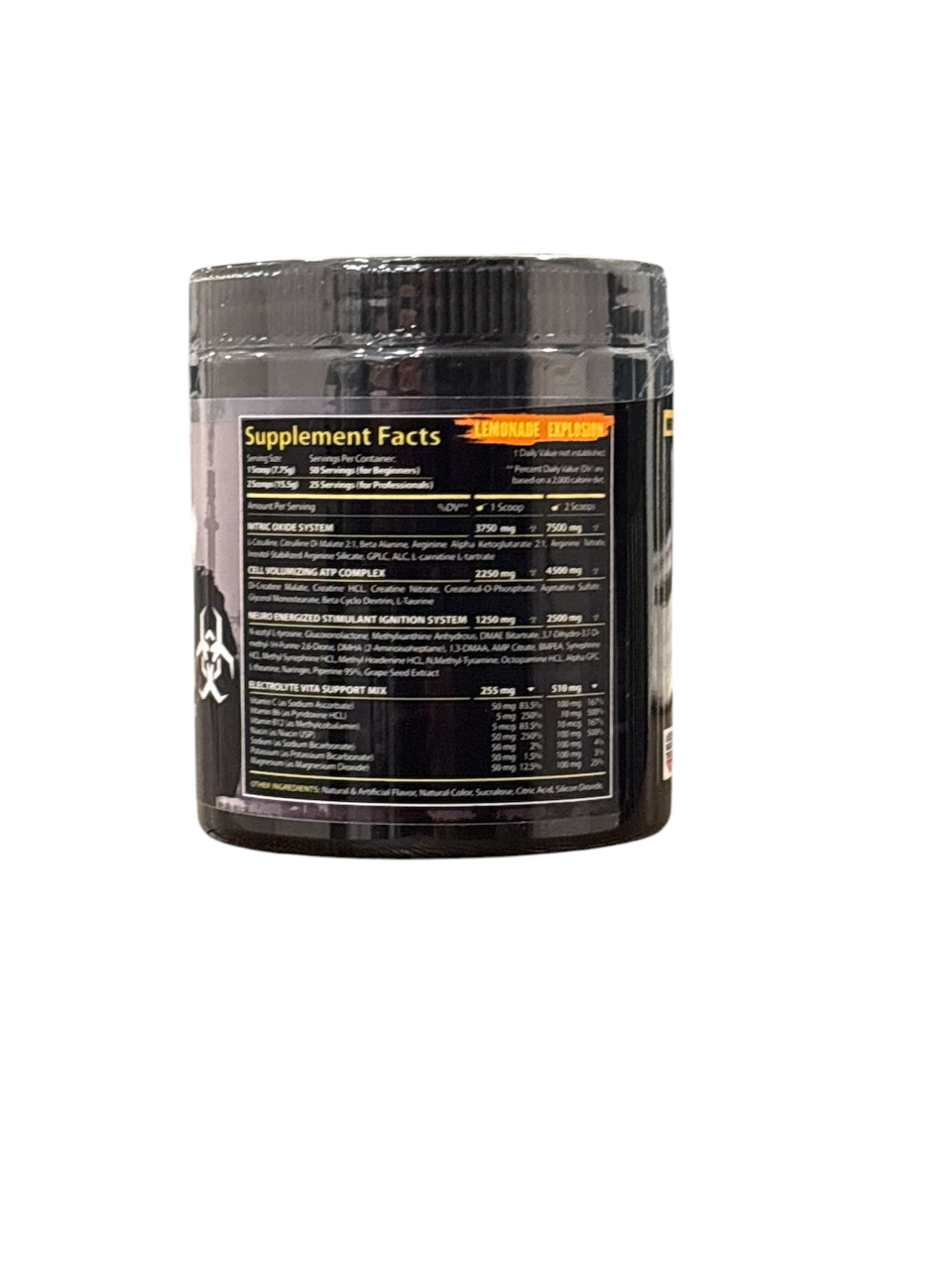 Ashes – Hazard Core pre-workout supplement NET WT. 8.0 oz (250g)