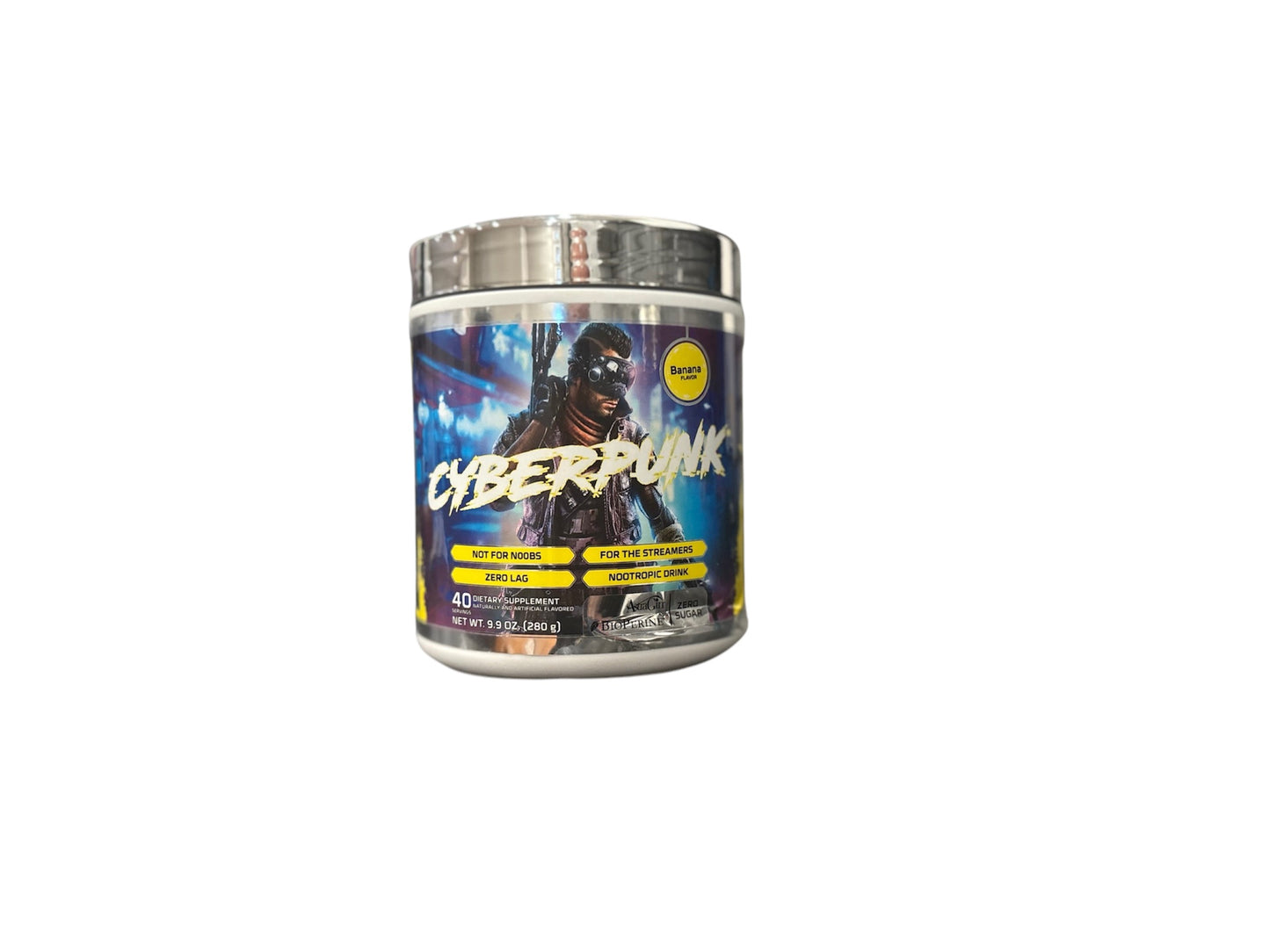 CYBERPUNK Gaming Powder Supplement NET WT. 9.9 OZ (280g)